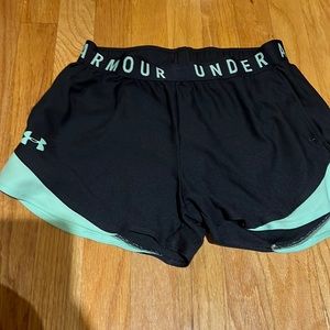 Green Nike shorts